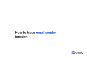 how to trace email sender location