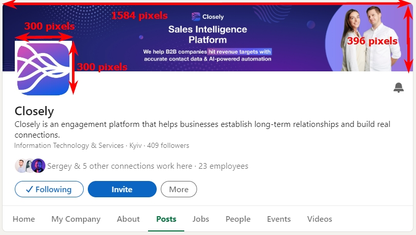 The Optimal Size of LinkedIn Banner