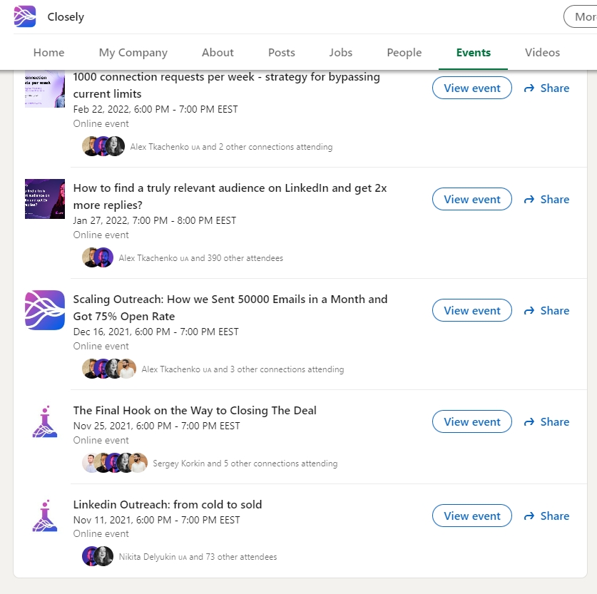 How to promote webinar on linkedin
 - Create related content